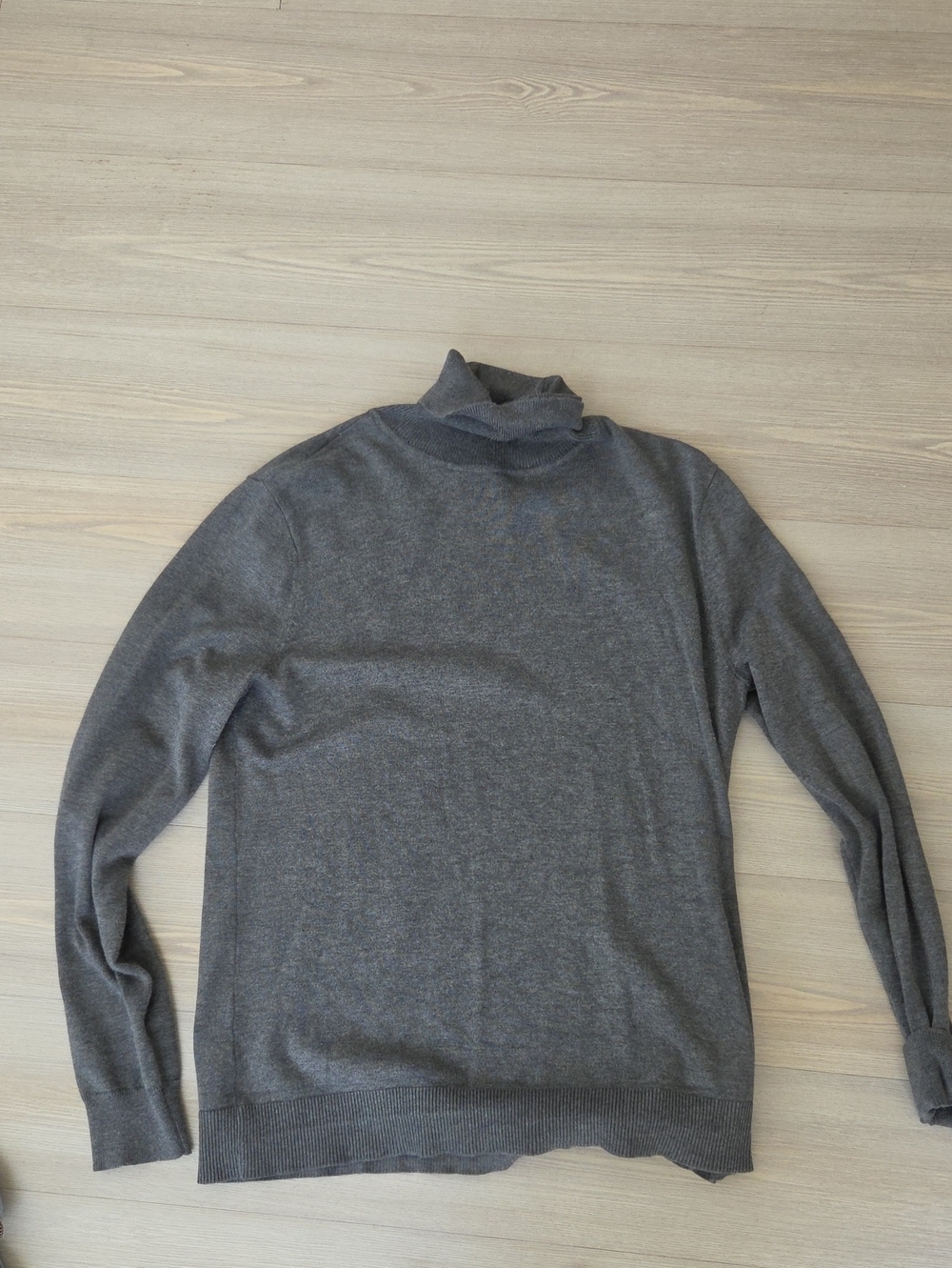 Karen Scott Gray Turtleneck Sweater